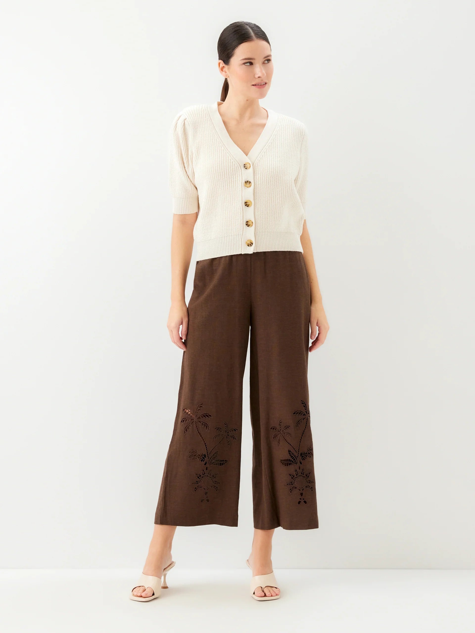 ILLIANA PUFF SLEEVE CARDIGAN