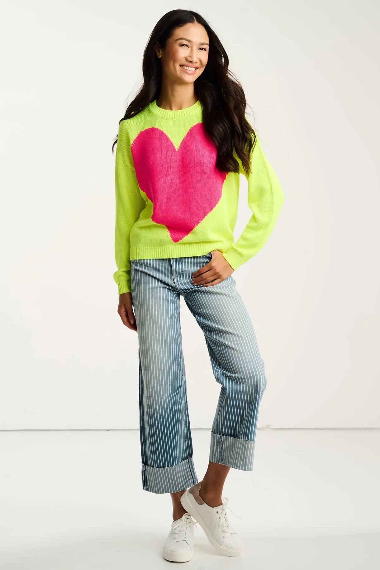 LISA TODD AMORE MIO HEART SWEATER