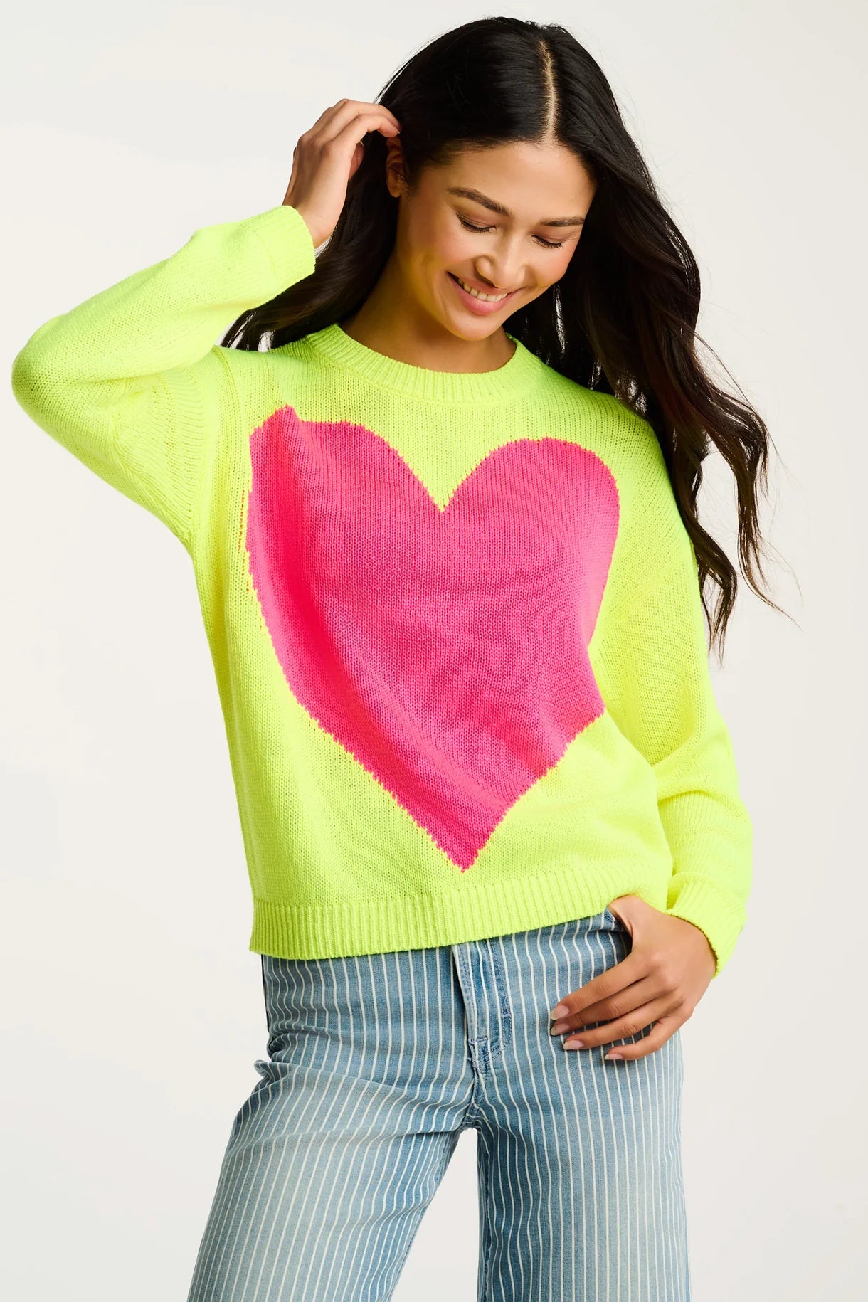 LISA TODD AMORE MIO HEART SWEATER