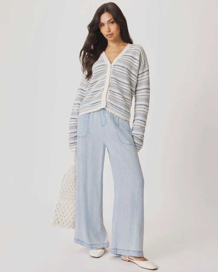 SPLENDID ADDISON STRIPED CARDIGAN