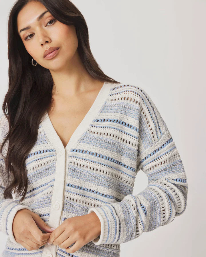 SPLENDID ADDISON STRIPED CARDIGAN