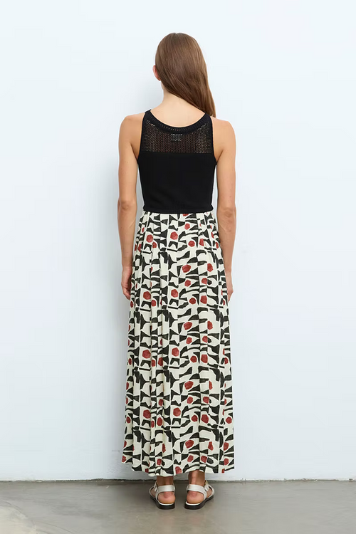 ALDO MARTINS LONG GEOMETRIC PRINT DRESS