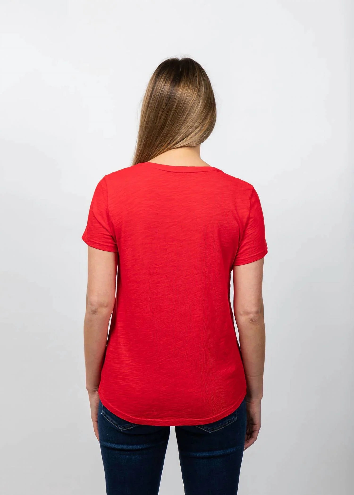 ELLIOT LAUREN SHORT SLEEVE VNECK TEE